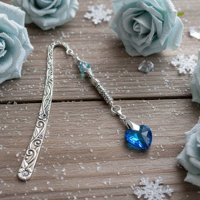 Bookmark with Light-Reflecting Heart