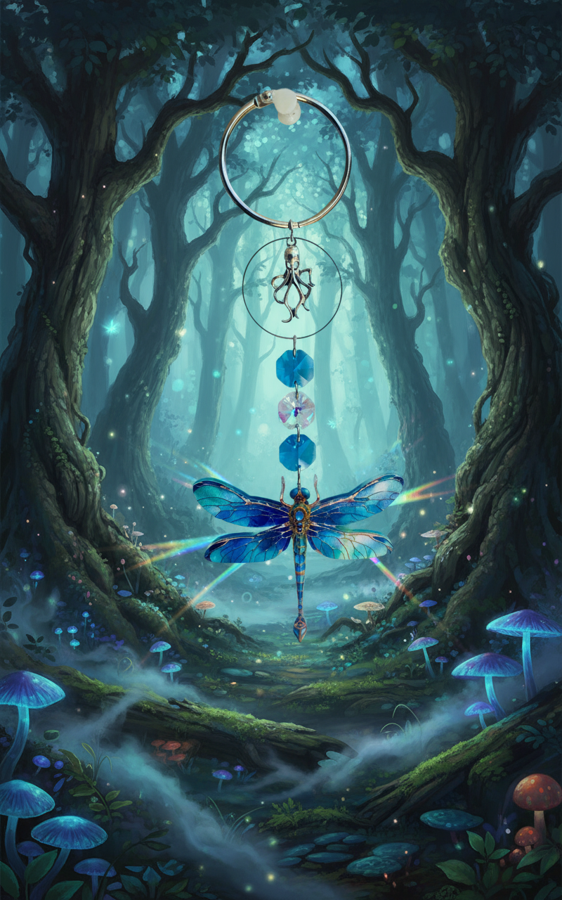 Rearview Mirror SunCatcher With Acrylic Butterfly