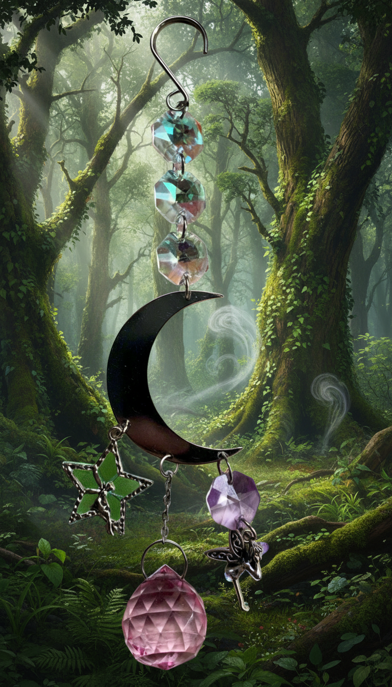 Tree Ornament/SunCatcher with Fairies