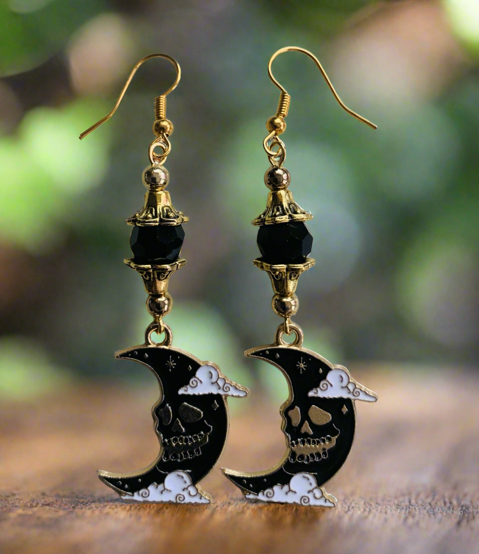 Crow Charm Earrings