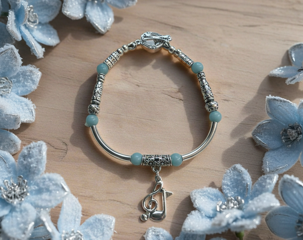 Brazilian Amazonite Gemstone Bracelet