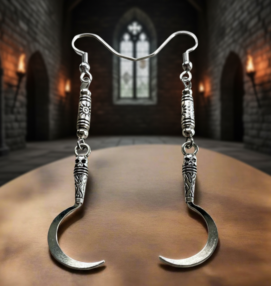 Sickle Blade Earrings