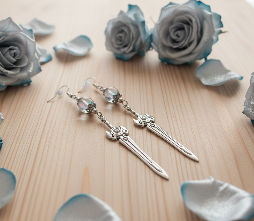 Stainless Steel Sword Earrings