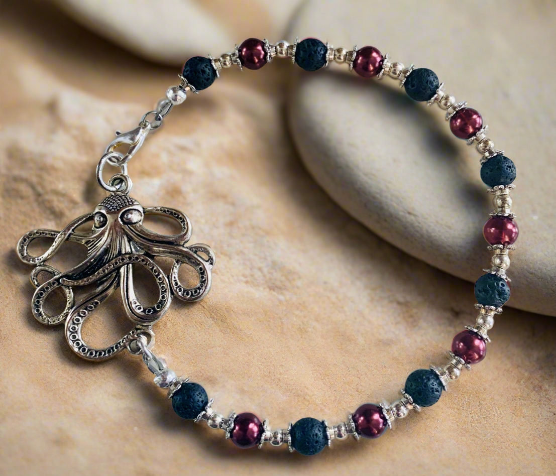 Octopus/Bead Anklet