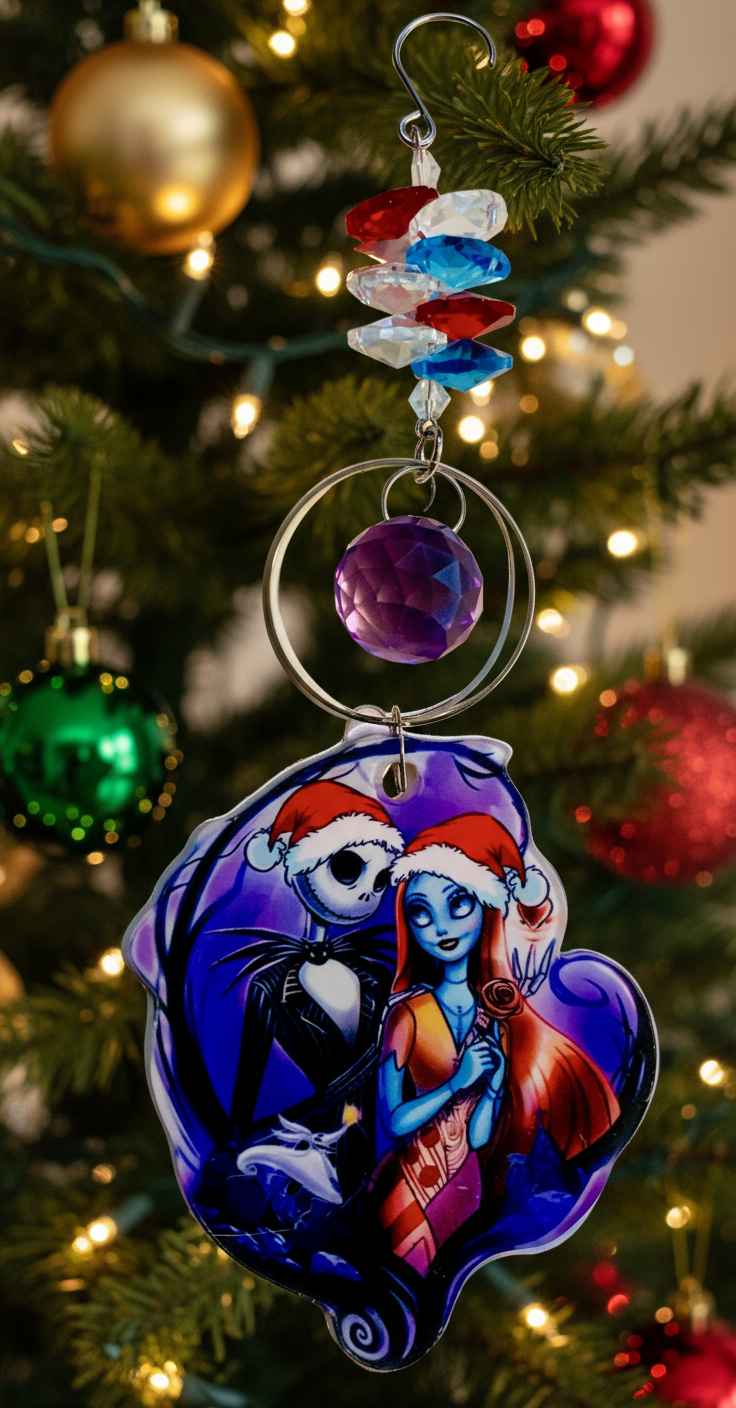 Christmas Tree Ornament:Jack Skellington & Family