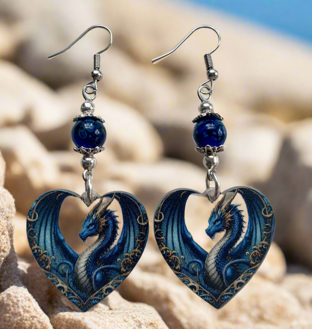 Dragon Heart Earrings