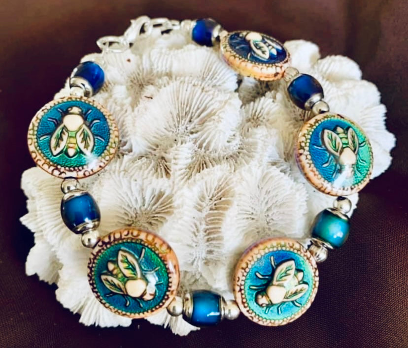 Mirage Honeybee Bead Bracelet