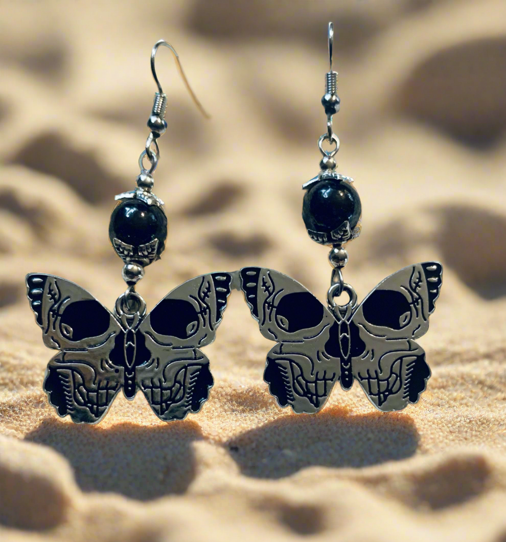 Butterfly/Skull Earrings