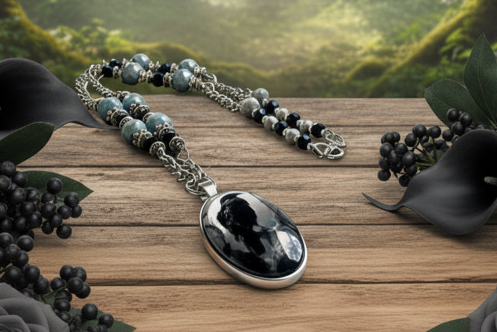 Crow Pendant Necklace