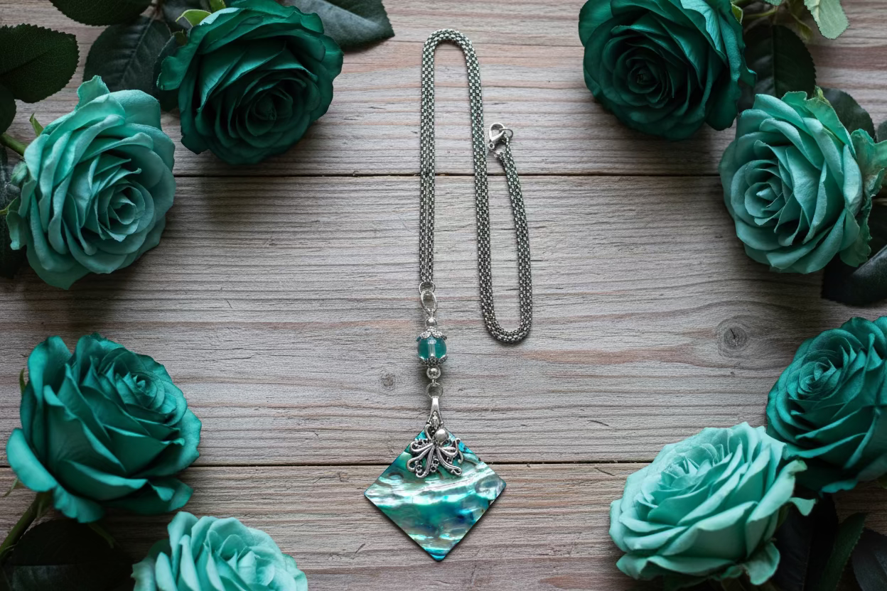 Abalone Shell Pendant Necklace