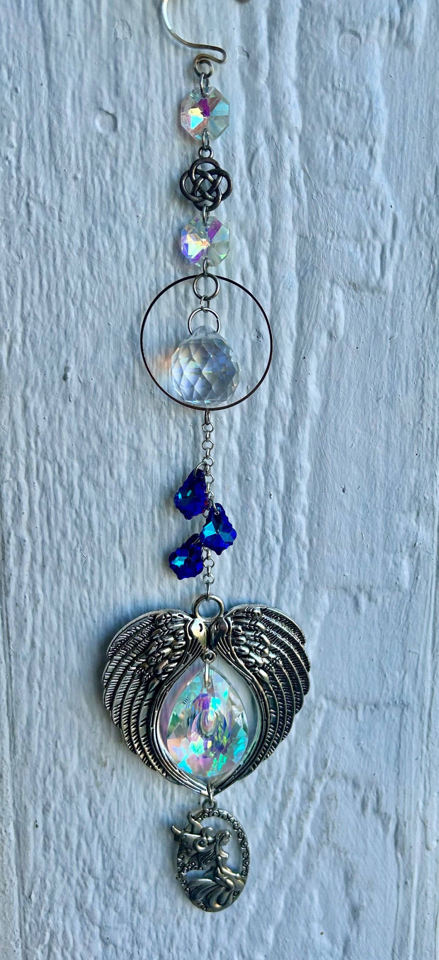 Angel Wing/Fairy Charm & Crystal Prisms