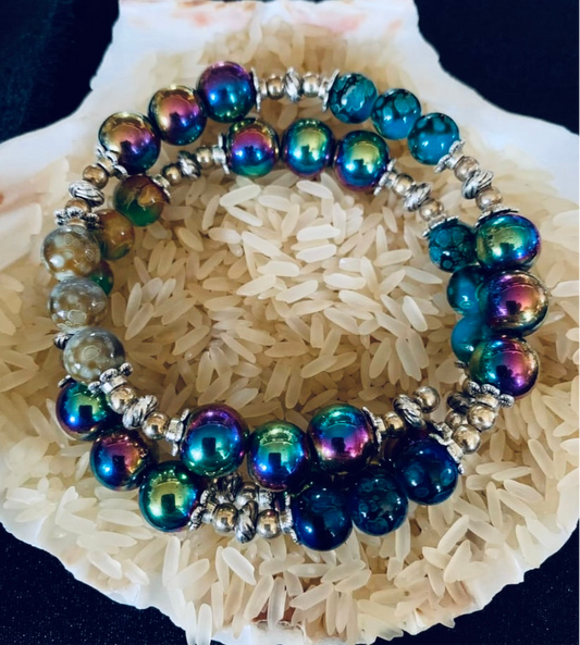 Beaded Wraparound Bracelet