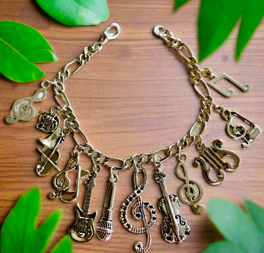 Music Inspired Charm Bracelet