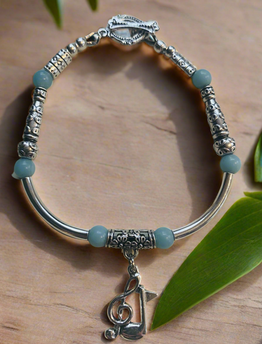 Brazilian Amazonite Gemstone Bracelet