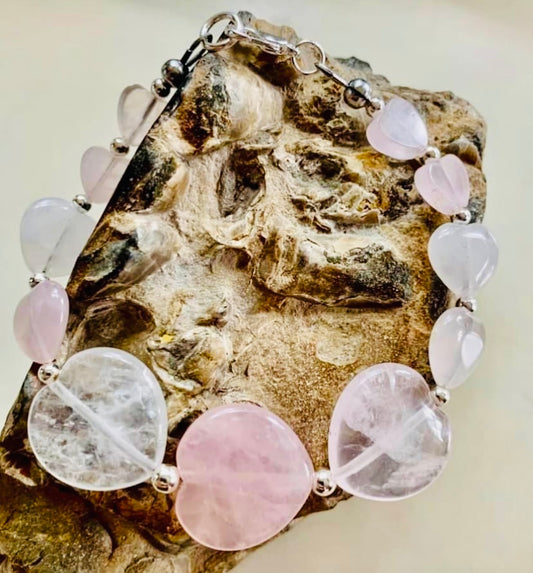 Rose Quartz Gemstone Bracelet