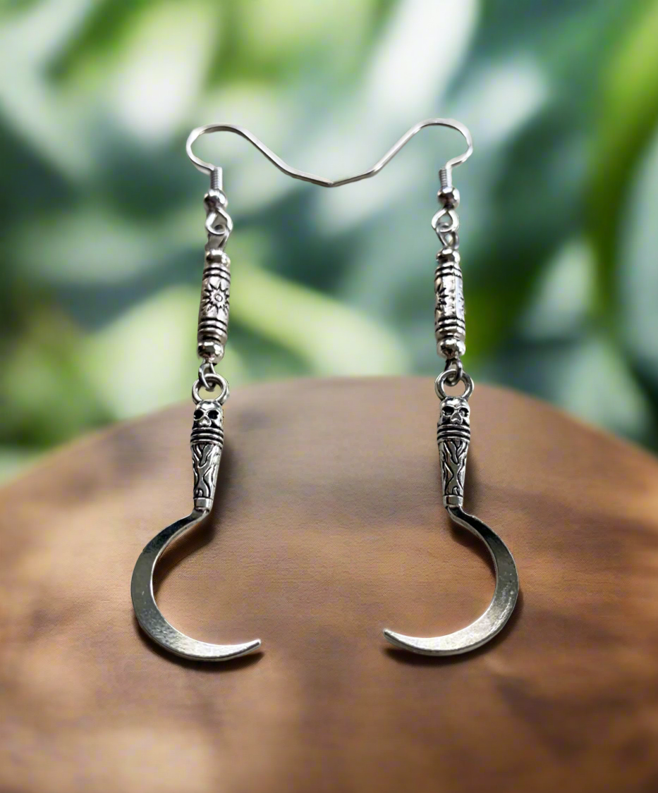 Sickle Blade Earrings