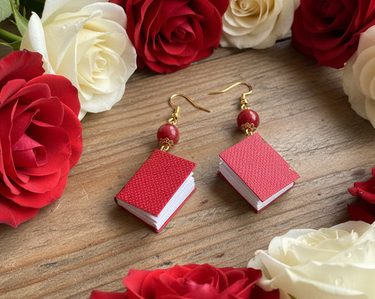 Book Earrings