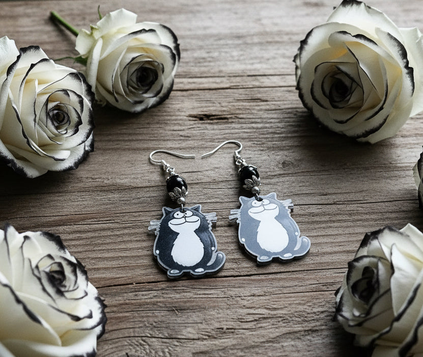 Acrylic Animal Charm Earrings