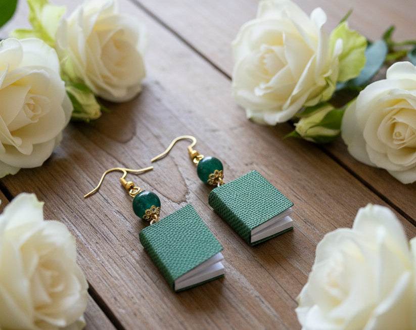 Book Earrings
