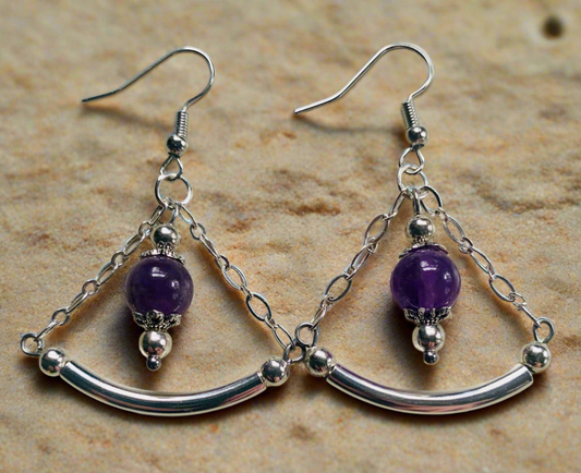 Amethyst Gemstone Earrings