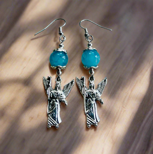 Angel Charm Earrings
