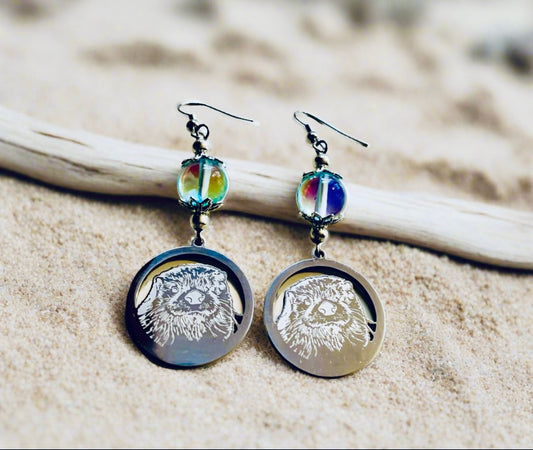 Otter Charm Earrings