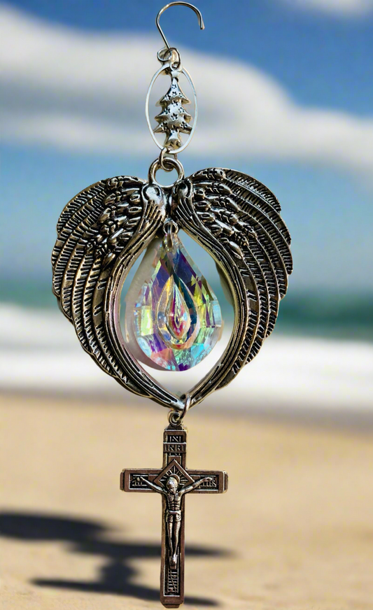 Angel Wing Christmas Tree Ornament