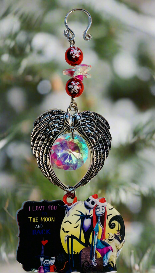 Jack Skellington/Angel Wing Tree Ornament/SunCatcher