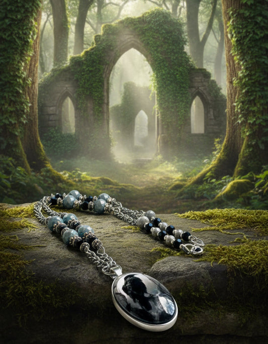 Crow Pendant Necklace