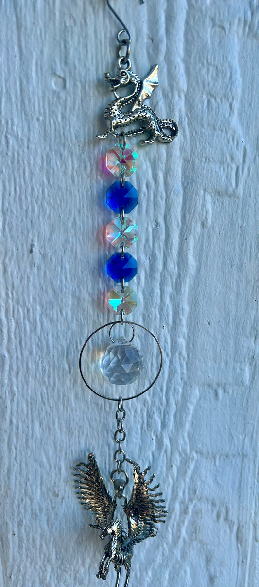 SunCatcher with 3 Inch Pegasus/Crystal Ball Prism & Light-ReflectingConnectors